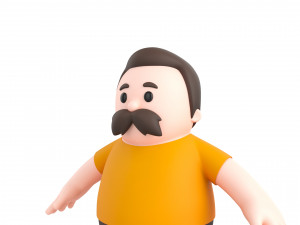 Character102 Man Modelo 3D