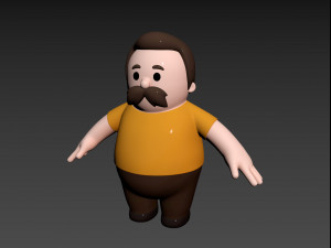 Character102 Man Modelo 3D