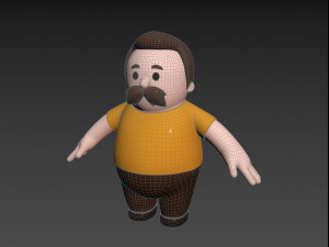 Character102 Man Modelo 3D