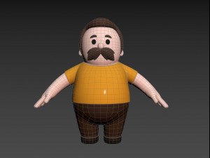 Character102 Man Modelo 3D