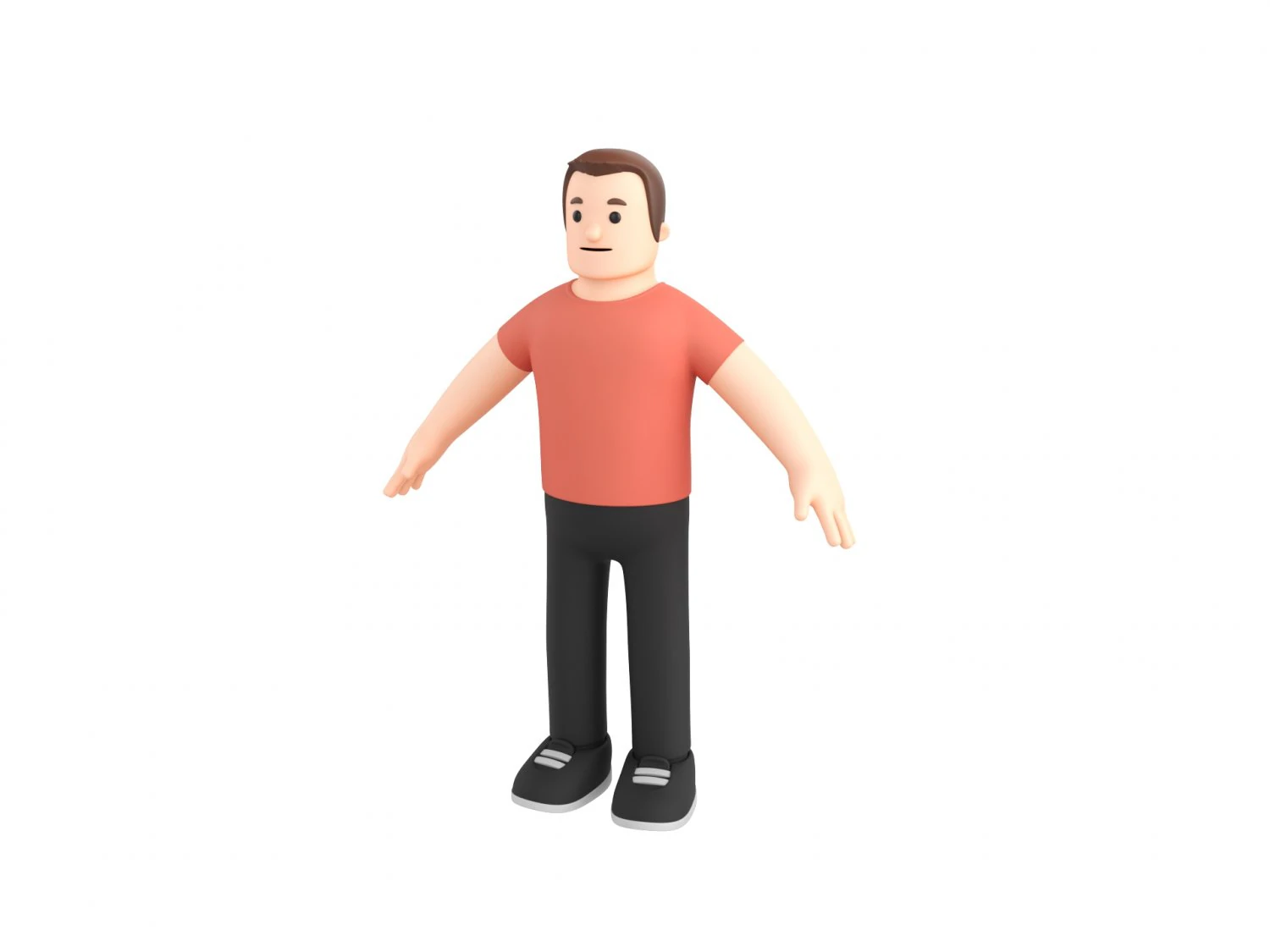Character103 Man 3D Model .c4d .max .obj .3ds .fbx .stl .blend 