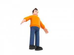 Character104 Man 3D Model