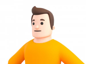 Character104 Man 3D Model