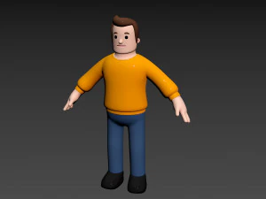 Character104 Man 3D Model