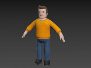 Character104 Man 3D Model