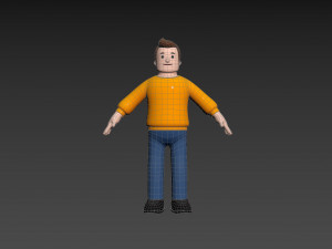 Character104 Man 3D-Modell