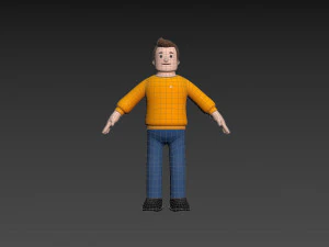 Character104 Man 3D Model