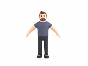 Character105 Man Modèle 3D