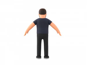Character105 Man 3D Model