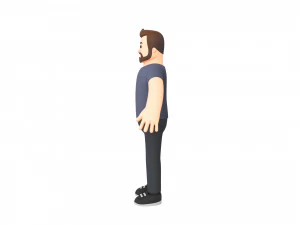 Character105 Man 3D Model