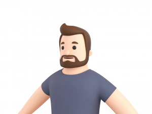 Character105 Man 3D Model