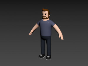 Character105 Man Modèle 3D