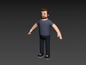 Character105 Man 3D Model