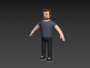 Character105 Man Modèle 3D
