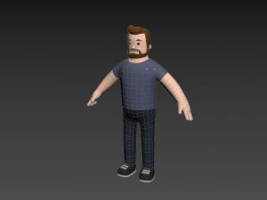 Character105 Man 3D Model