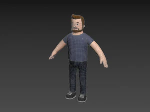 Character105 Man 3D Model