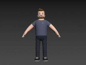 Character105 Man Modèle 3D