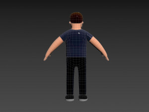 Character105 Man Modèle 3D