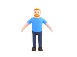 Character106 Man Model 3D