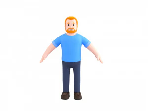 Character106 Man 3D Model