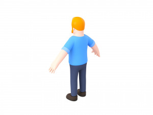 Character106 Man Model 3D