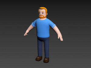 Character106 Man Model 3D