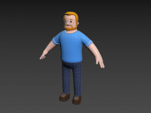 Character106 Man Model 3D