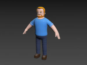 Character106 Man 3D Model