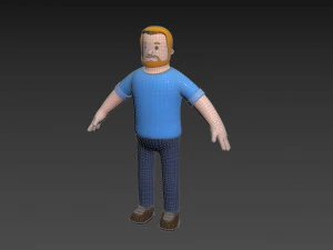 Character106 Man 3D Model