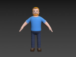 Character106 Man Model 3D