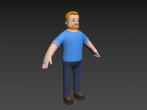 Character106 Man Model 3D