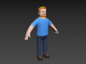 Character106 Man 3D Model