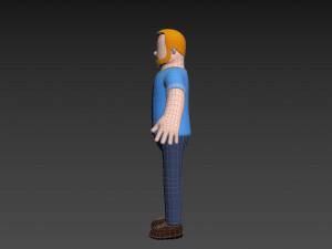 Character106 Man Model 3D