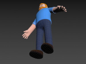 Character106 Man Model 3D