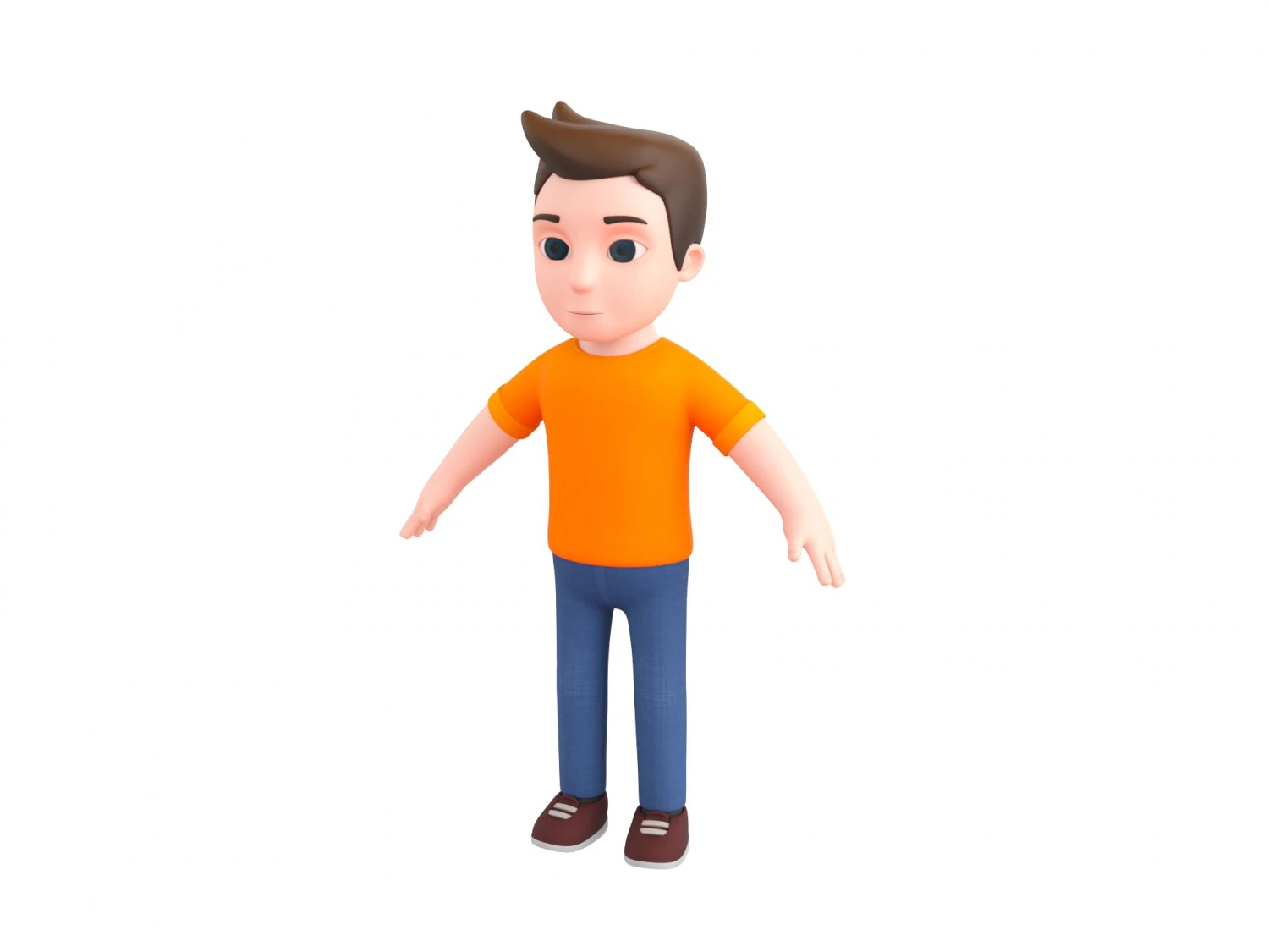 Character107 Man 3D Model .c4d .max .obj .3ds .fbx .stl .blend 