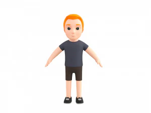 Character108 Man 3D Model