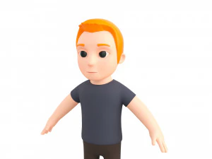 Character108 Man 3D Model