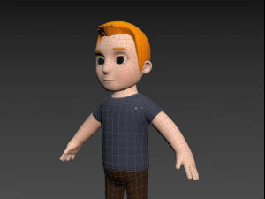 Character108 Man 3D Model