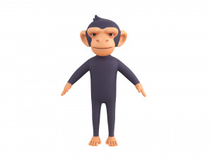 Character109 Chimpanzee 3D Модель