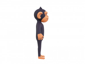 Character109 Chimpanzee 3D Модель