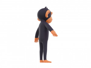 Character109 Chimpanzee 3D Модель