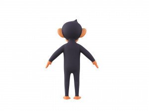 Character109 Chimpanzee 3D Модель