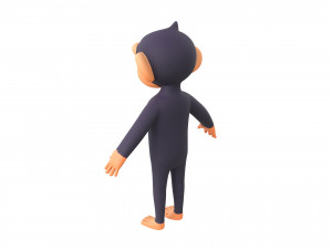 Character109 Chimpanzee 3D Модель