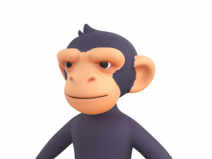Character109 Chimpanzee 3D Модель