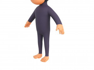 Character109 Chimpanzee 3D Модель