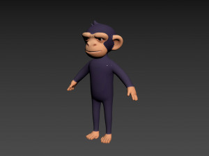 Character109 Chimpanzee 3D Модель