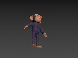 Character109 Chimpanzee 3D Модель