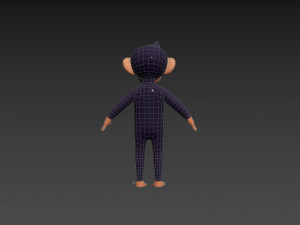 Character109 Chimpanzee 3D Модель