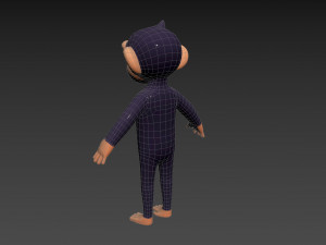 Character109 Chimpanzee 3D Модель
