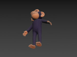 Character109 Chimpanzee 3D Модель